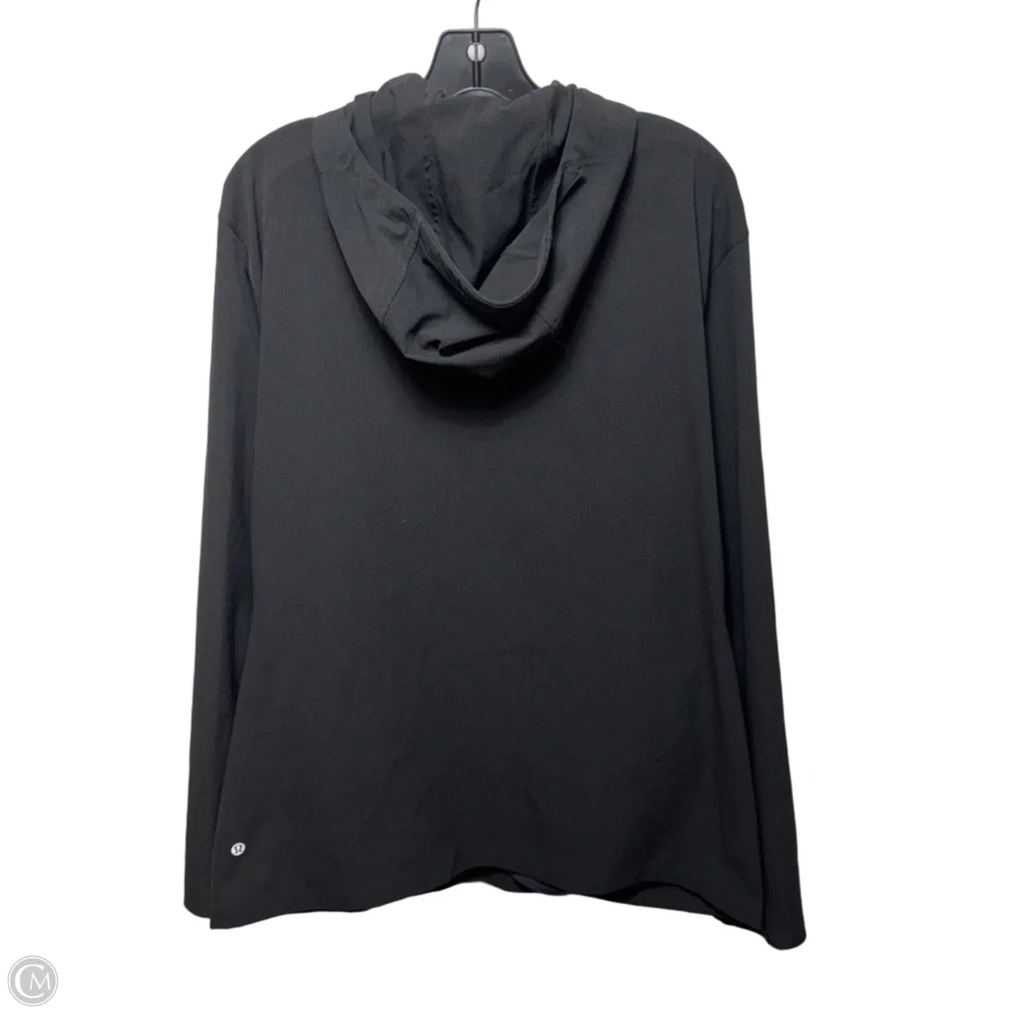 Athletic Jacket By Lululemon In Black, Size: Xl