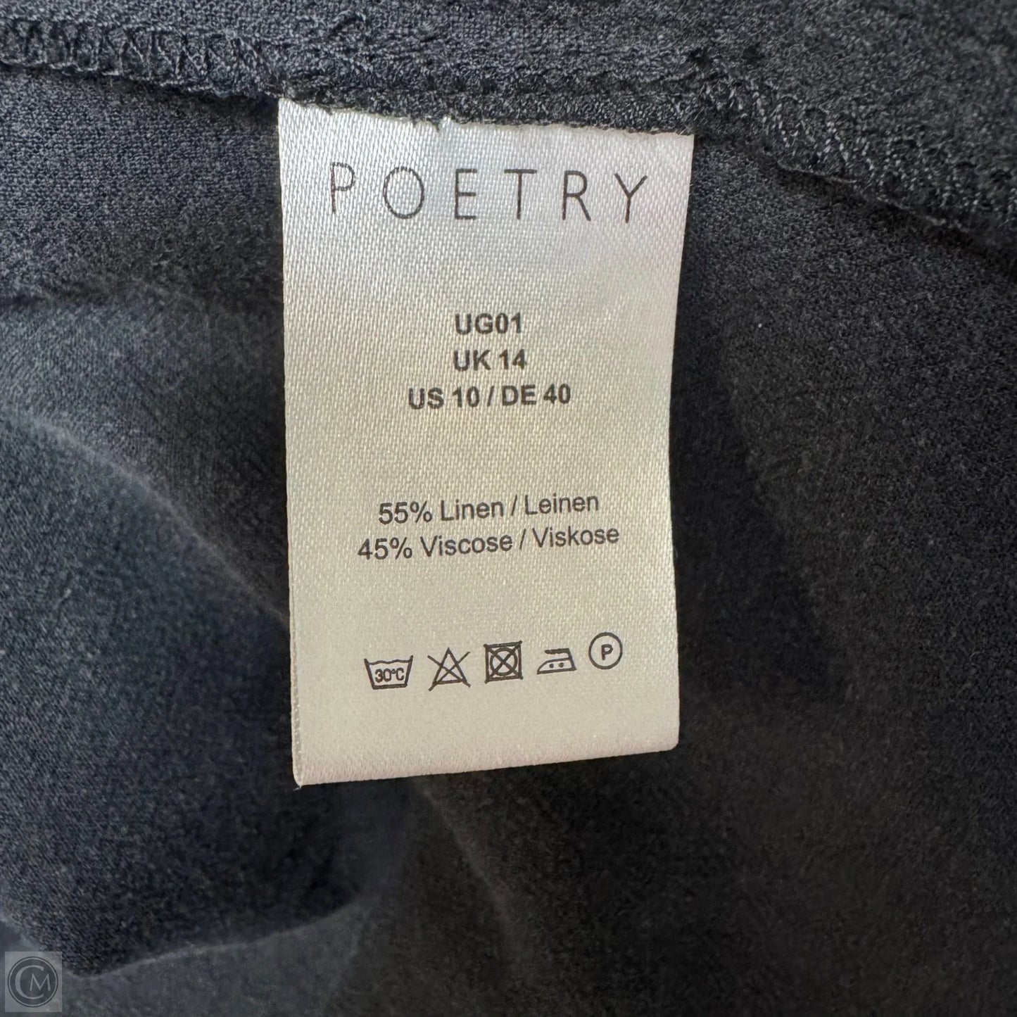 Dress Casual Maxi By Poetry In Black, Size: 10