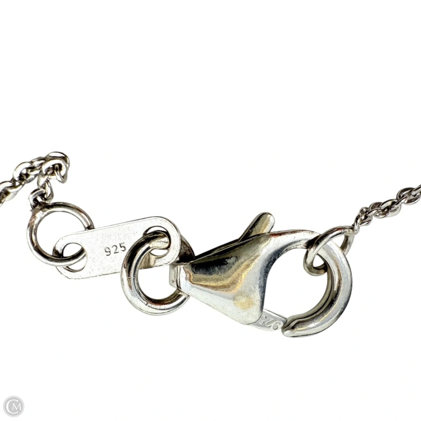 Sterling Silver & Multi-Gemstone Oval Cluster Pendant Necklace By D’Joy
