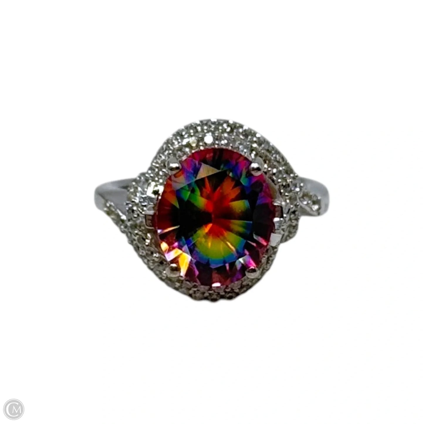 Nebula Quartz Ring Sterling Silver By D’Joy, Size: 7