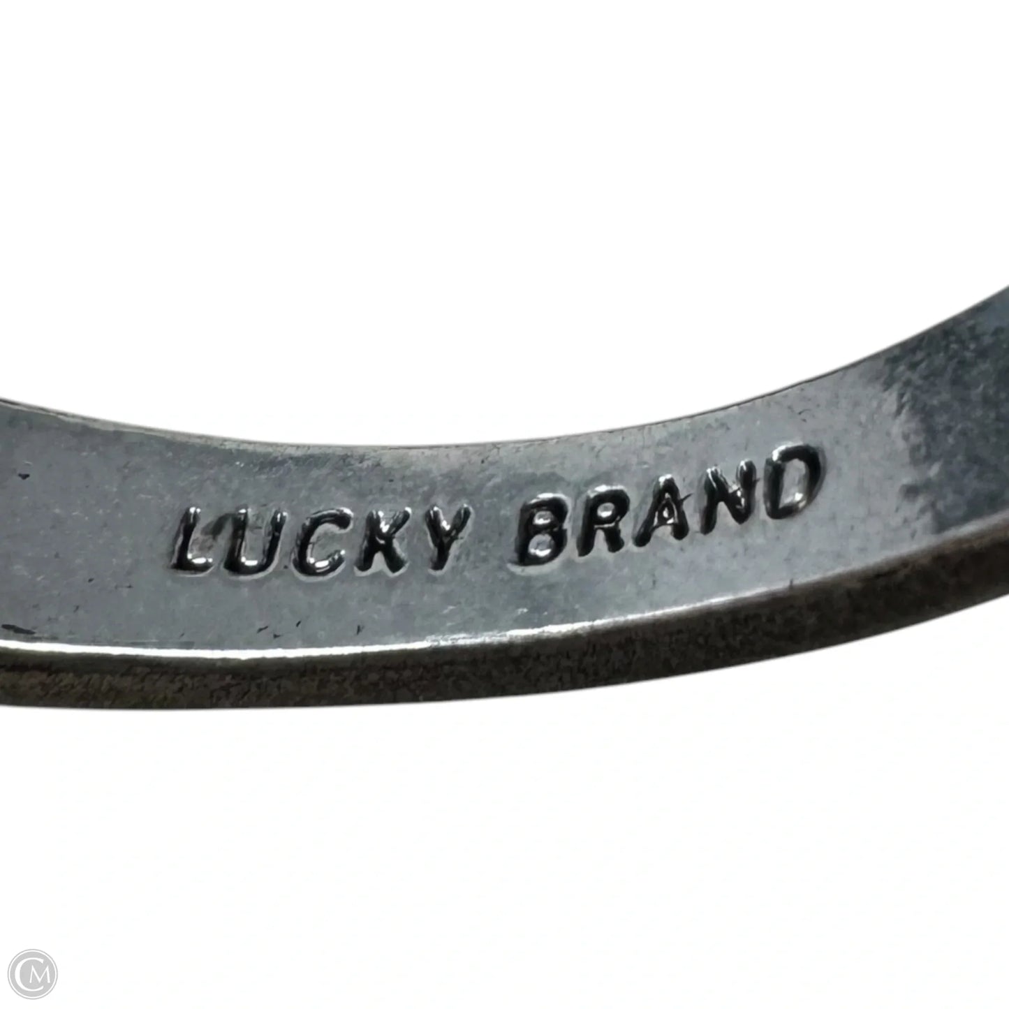 Two Tone Hinged Bracelet Cuff By Lucky Brand