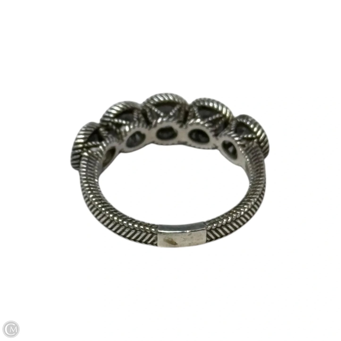 CZ Ring Sterling Silver By Judith Ripka, Size: 8