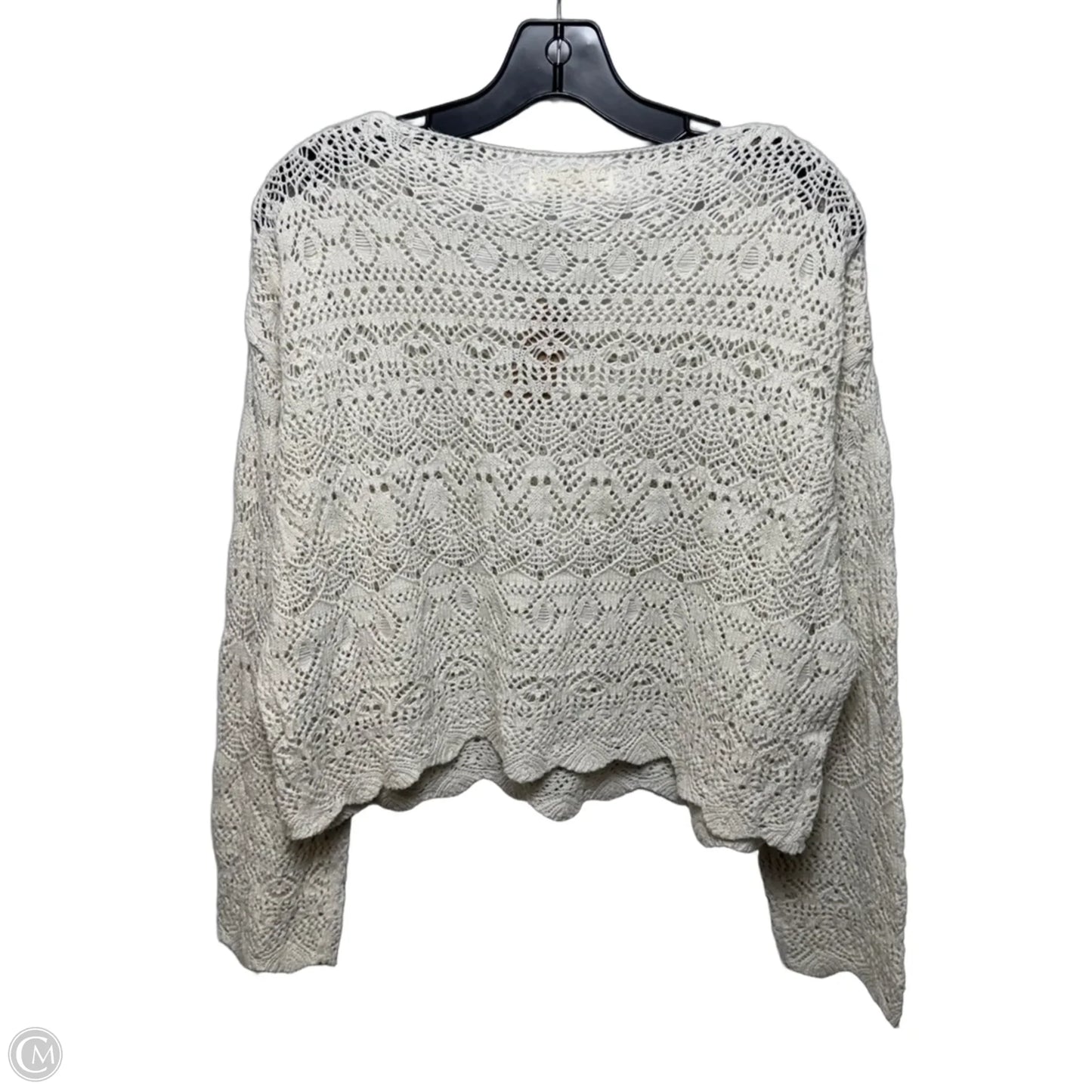 Sweater By Natural Life In Cream, Size: L