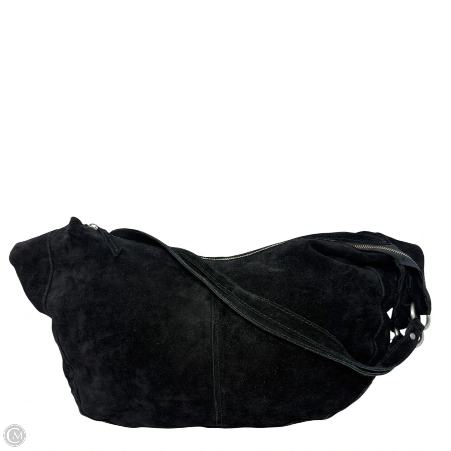 Handbag Leather By Free People, Size: Medium