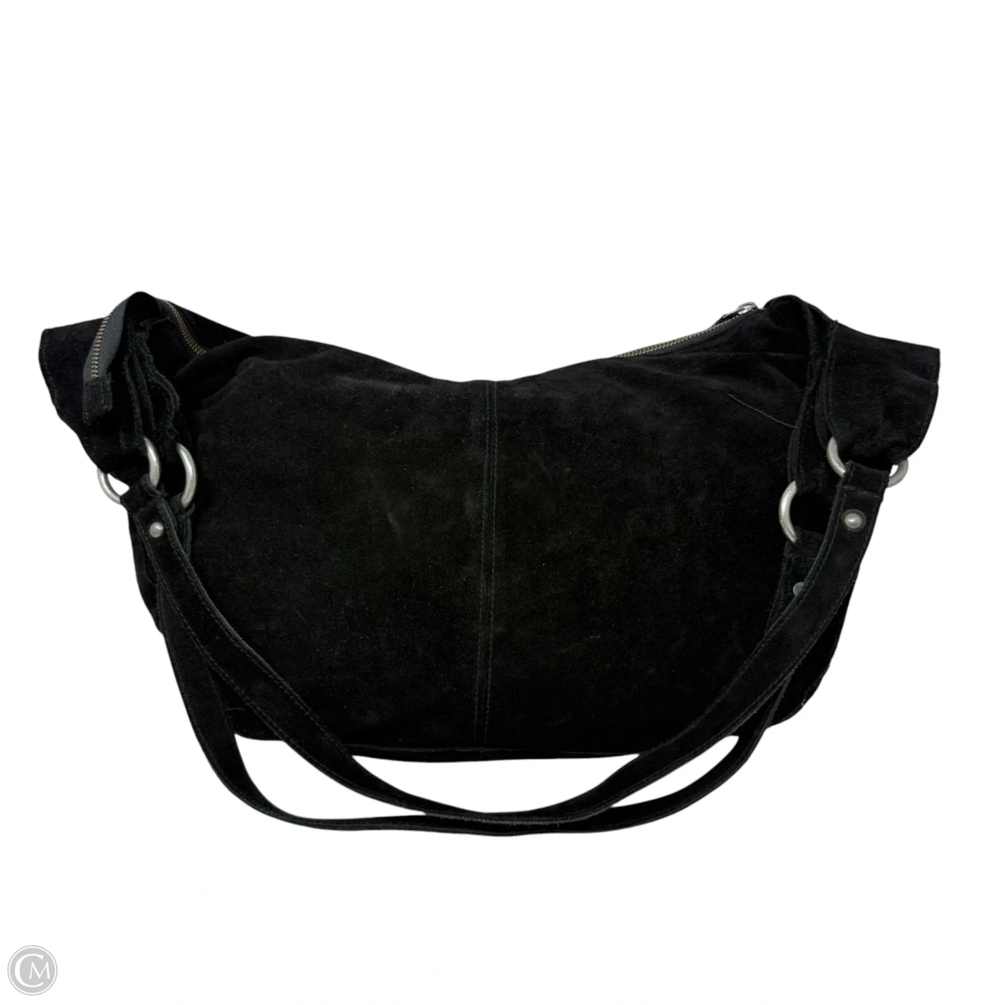 Handbag Leather By Free People, Size: Medium