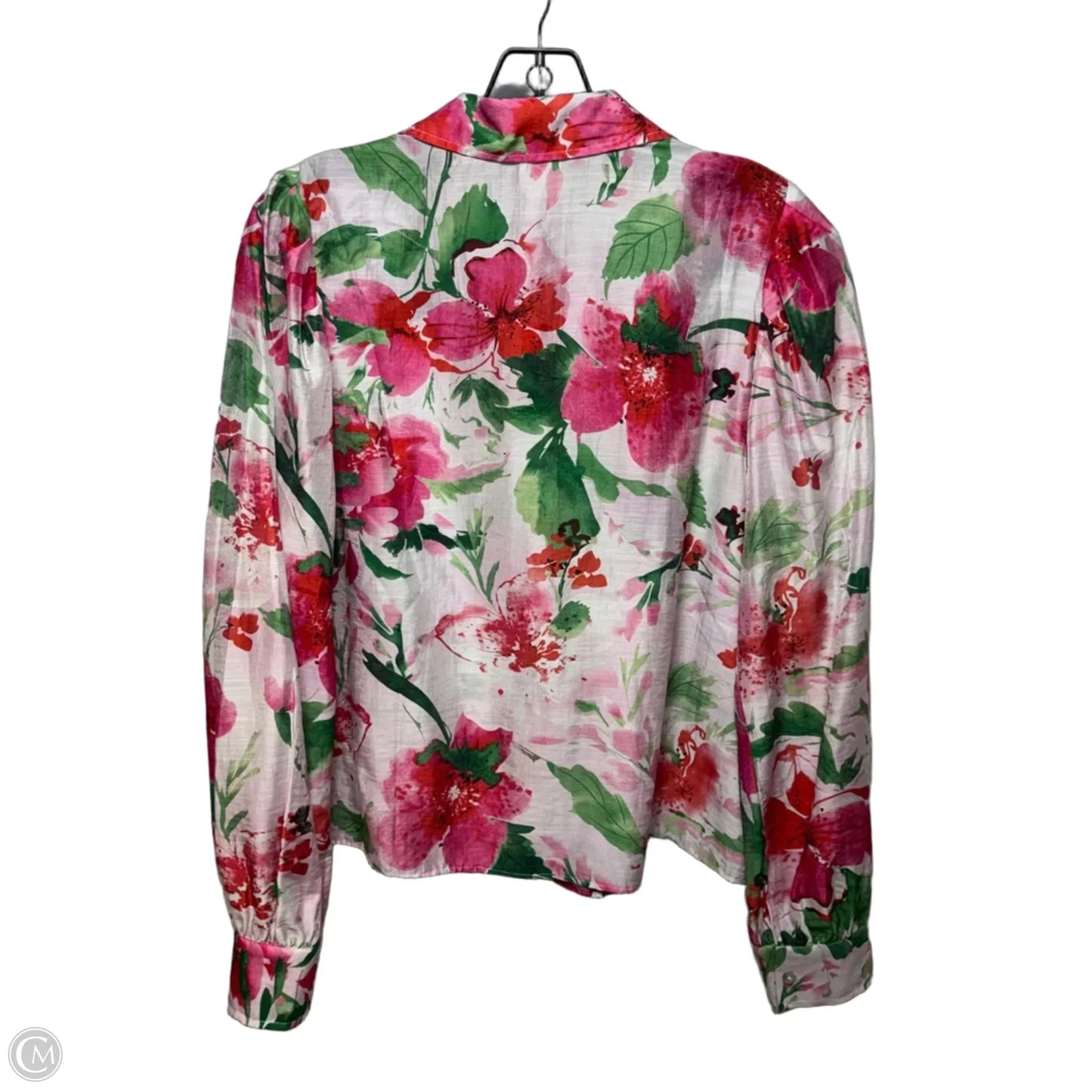 Top Long Sleeve By Joie In Floral Print, Size: L