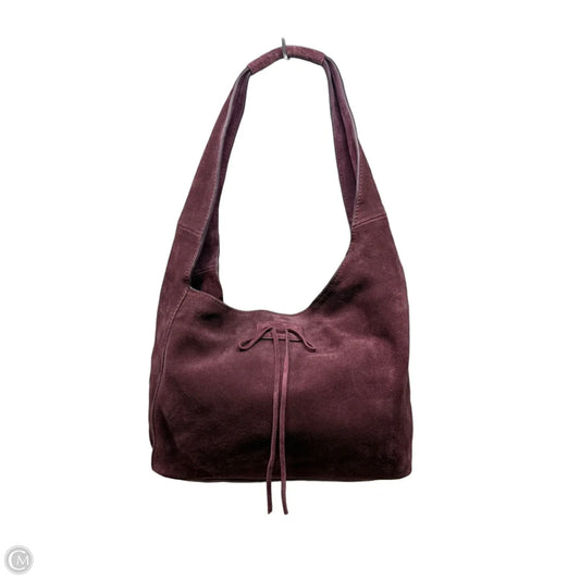 Handbag Leather By Lucky Brand, Size: Medium