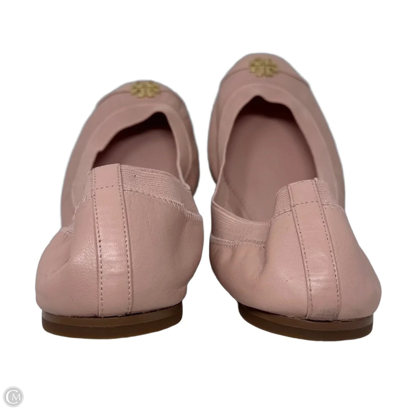 Ballet Flat Shoes Designer By Tory Burch In Pink, Size: 11