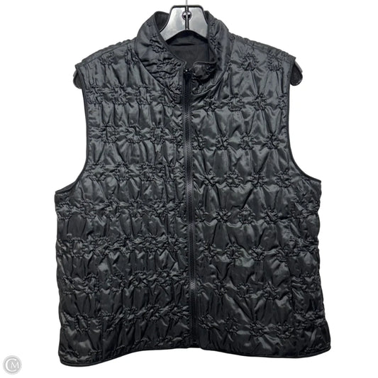 Vest Puffer & Quilted By Mycra Pac In Black, Size: L