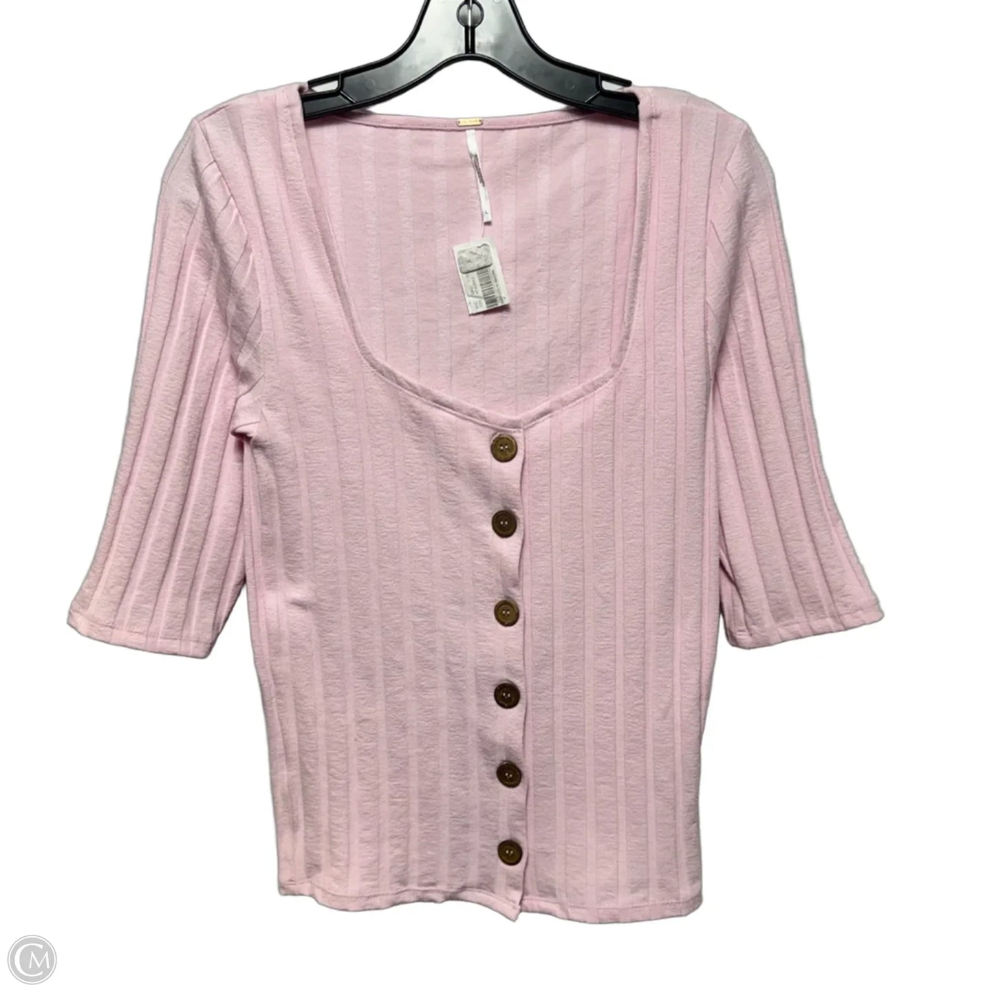 Sweater Cardigan By Free People In Pink, Size: L