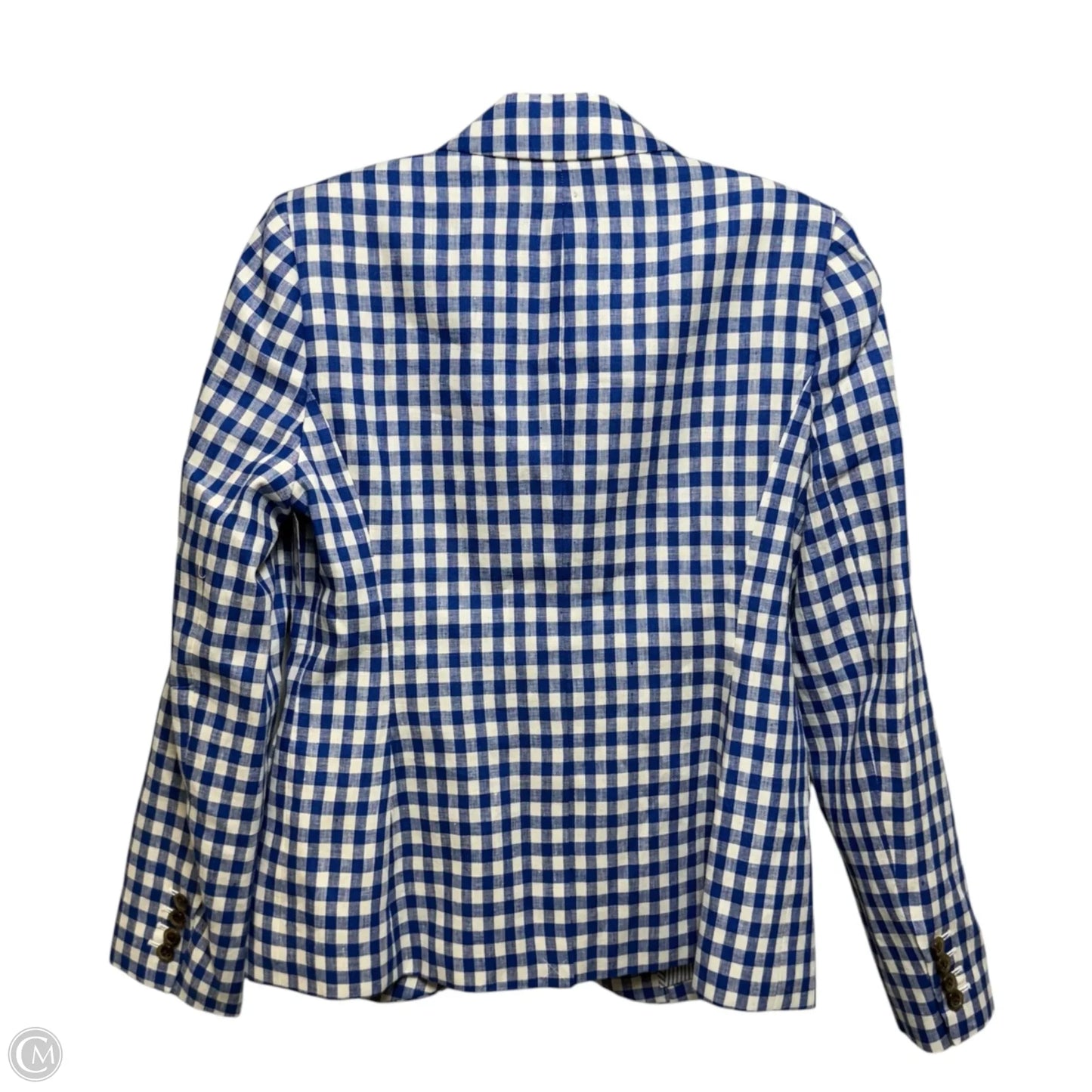 Blazer By J. Crew In Checkered Pattern, Size: 4