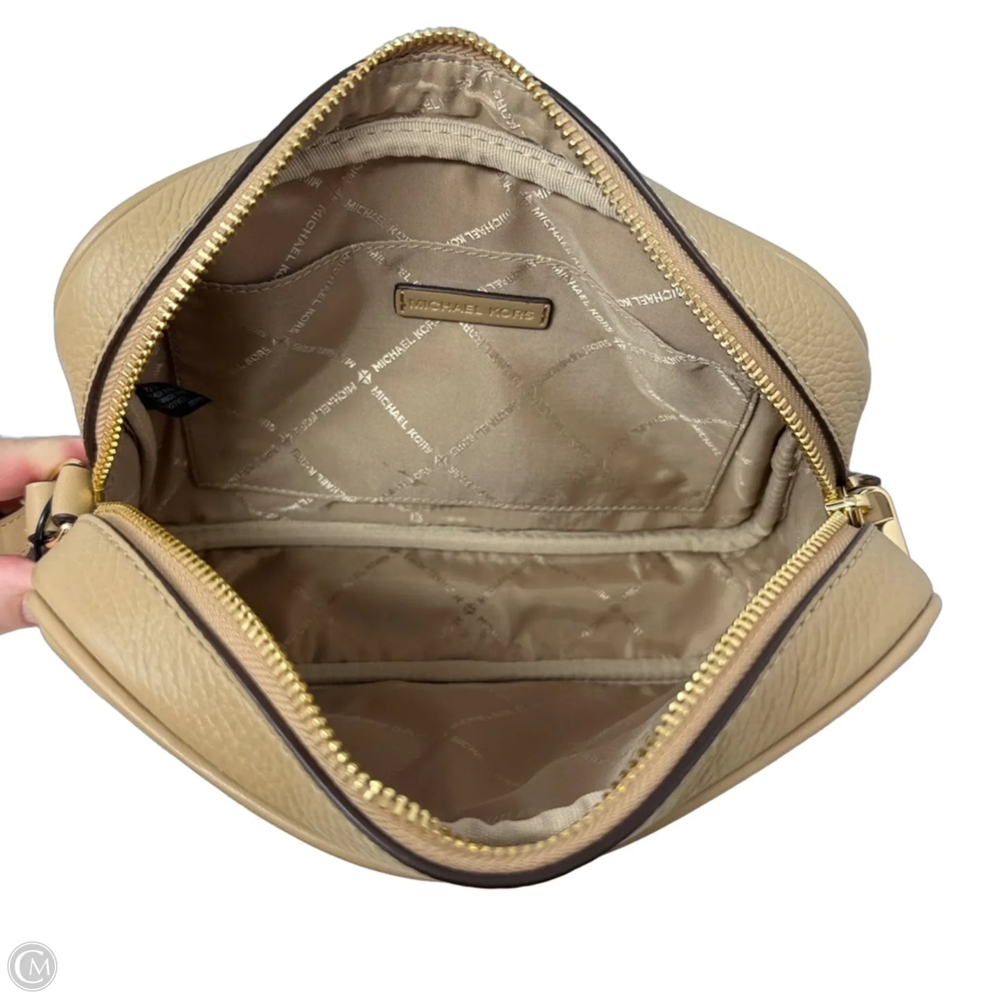 Crossbody Leather By Michael By Michael Kors, Size: Medium