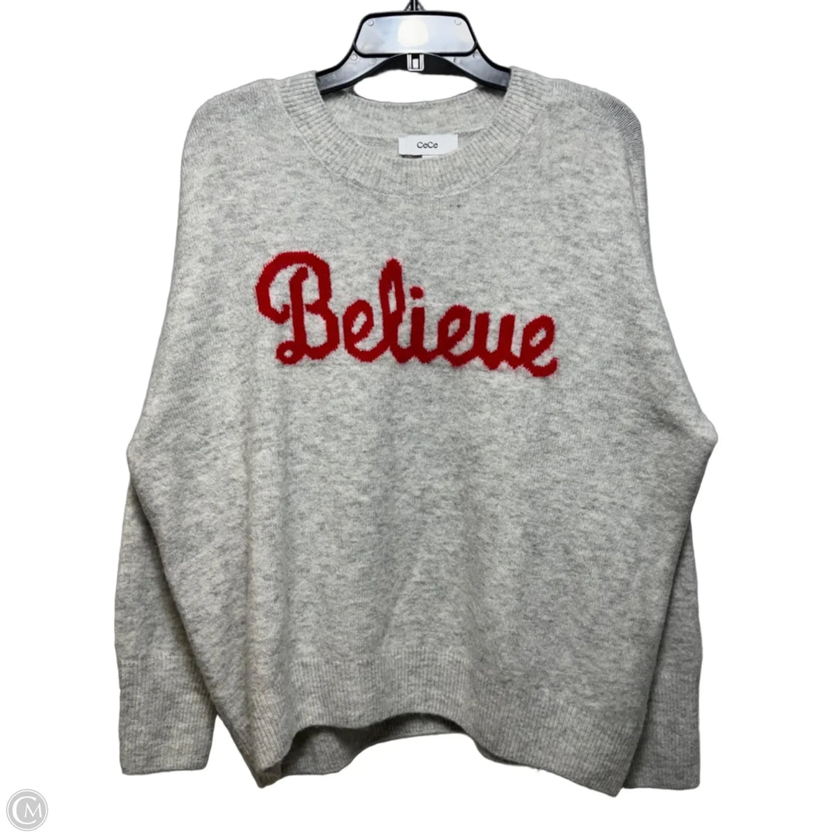 Sweater By Cece In Grey, Size: M