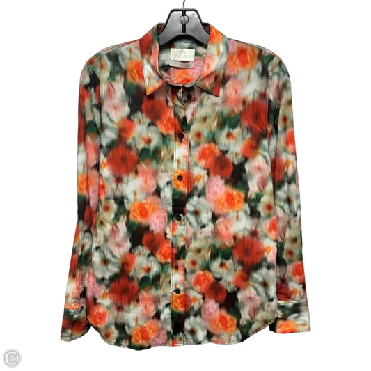 Top Long Sleeve By J. Crew In Multi-colored, Size: 4