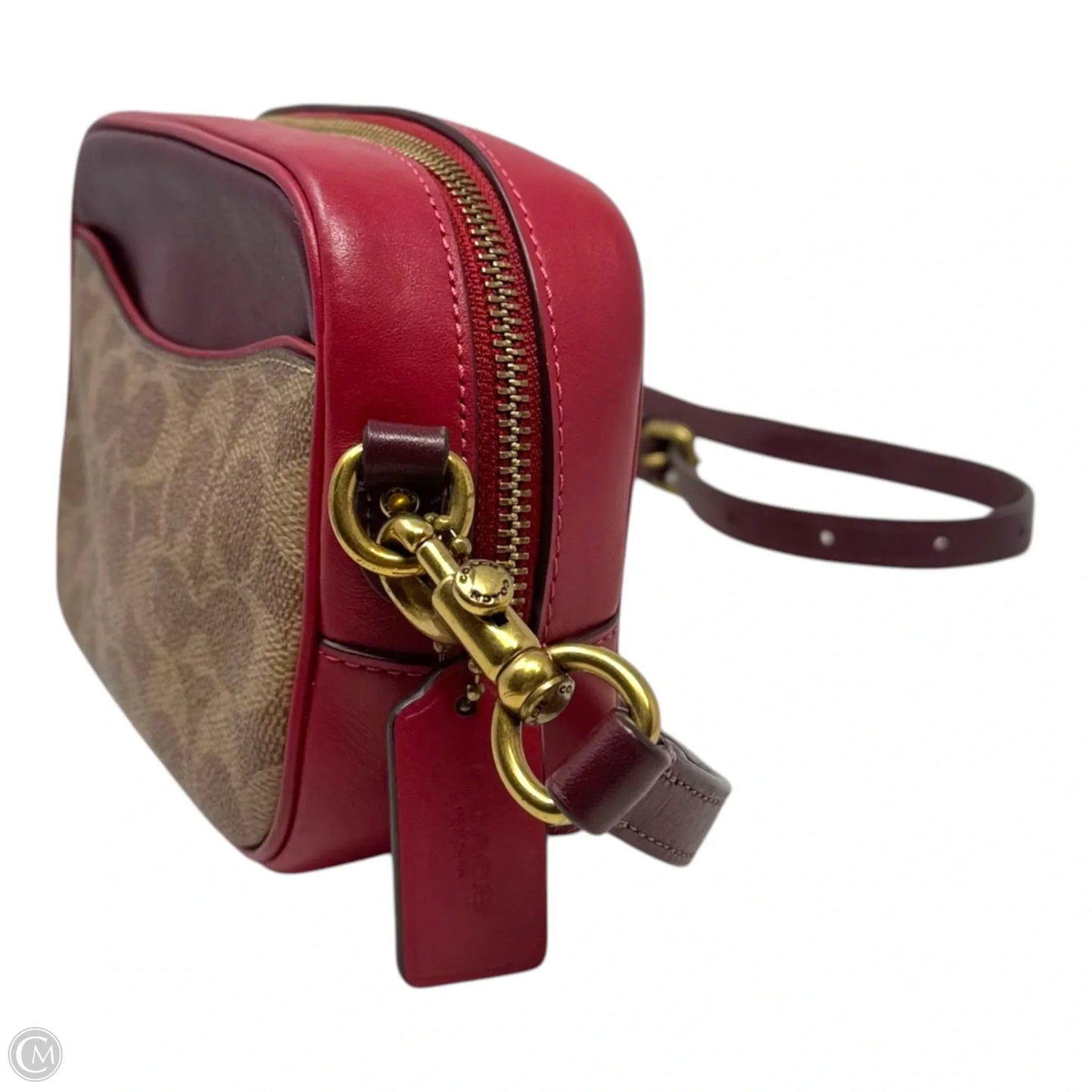 Colorblock Camera Crossbody Designer By Coach, Size: Small