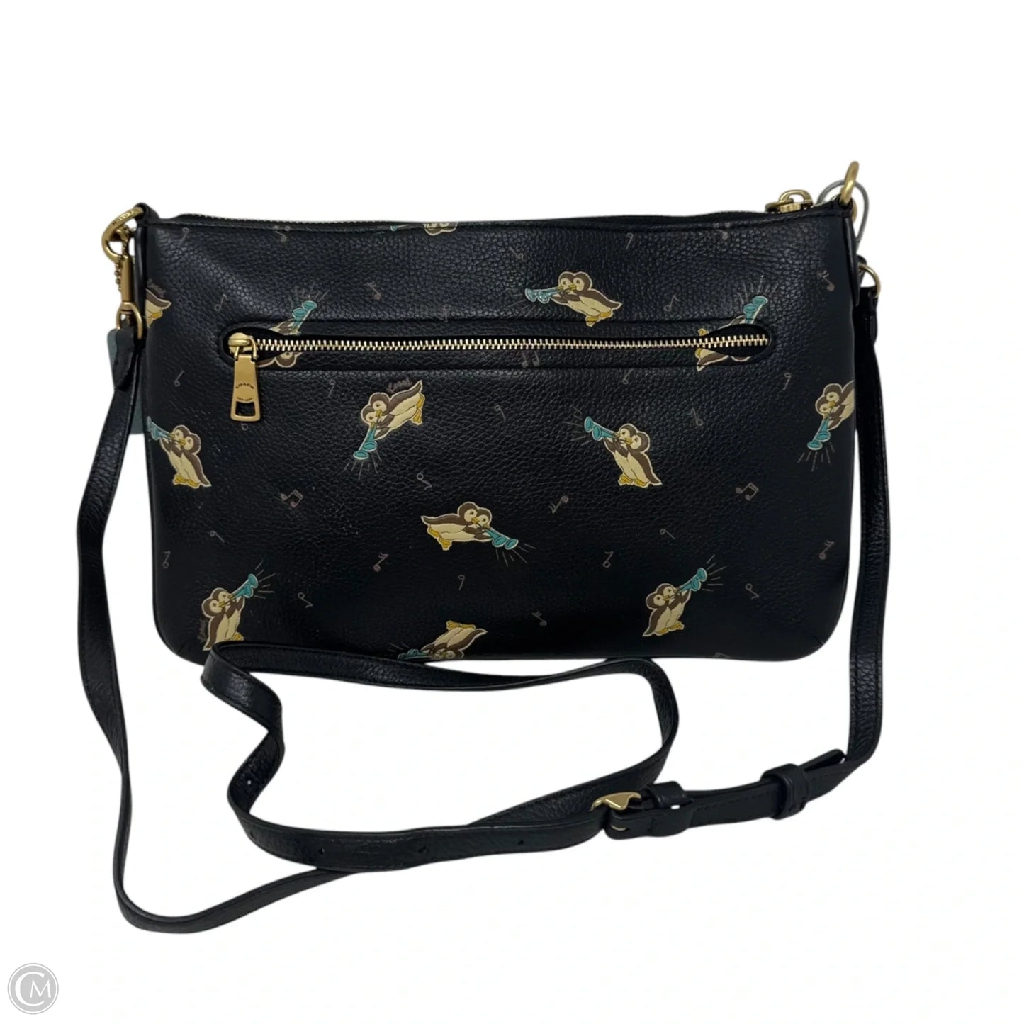 Polly Owl Crossbody Designer By Coach, Size: Medium