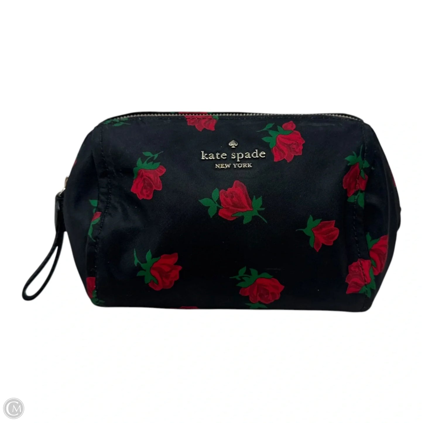 Rose Nylon Makeup Bag Designer By Kate Spade, Size: Medium