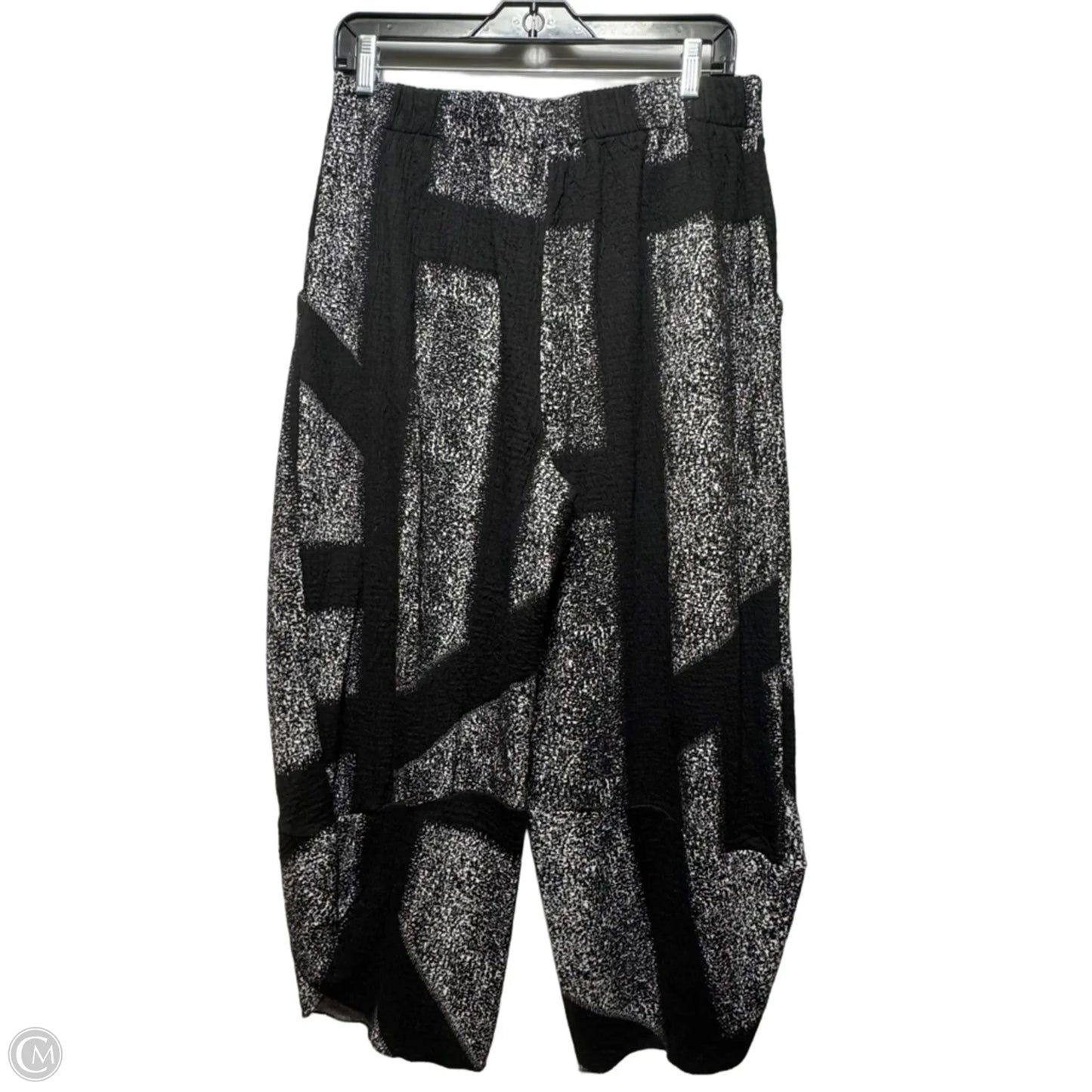 Pants Lounge By Ozai n Ku In Black & White, Size: Xl