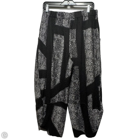 Pants Lounge By Ozai n Ku In Black & White, Size: Xl