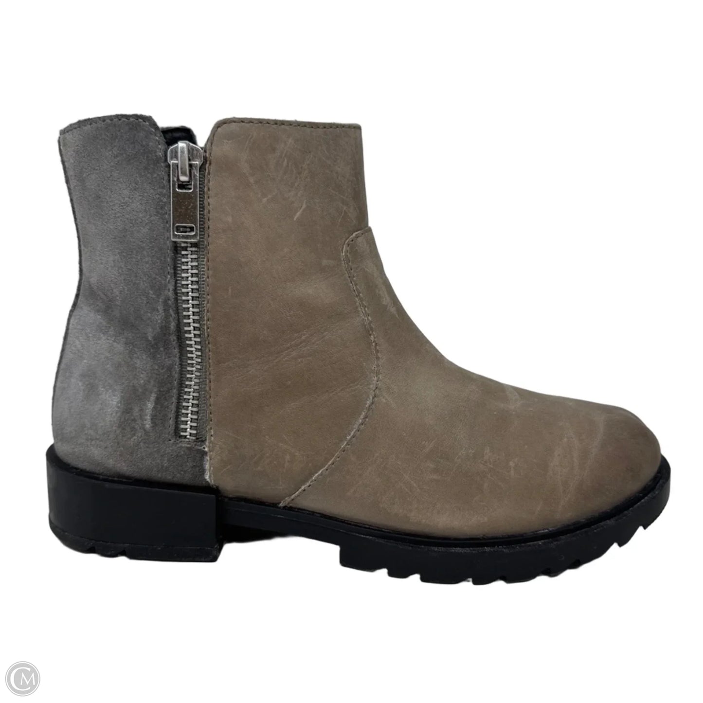 Boots Ankle Flats By Sorel In Grey & Tan, Size: 8