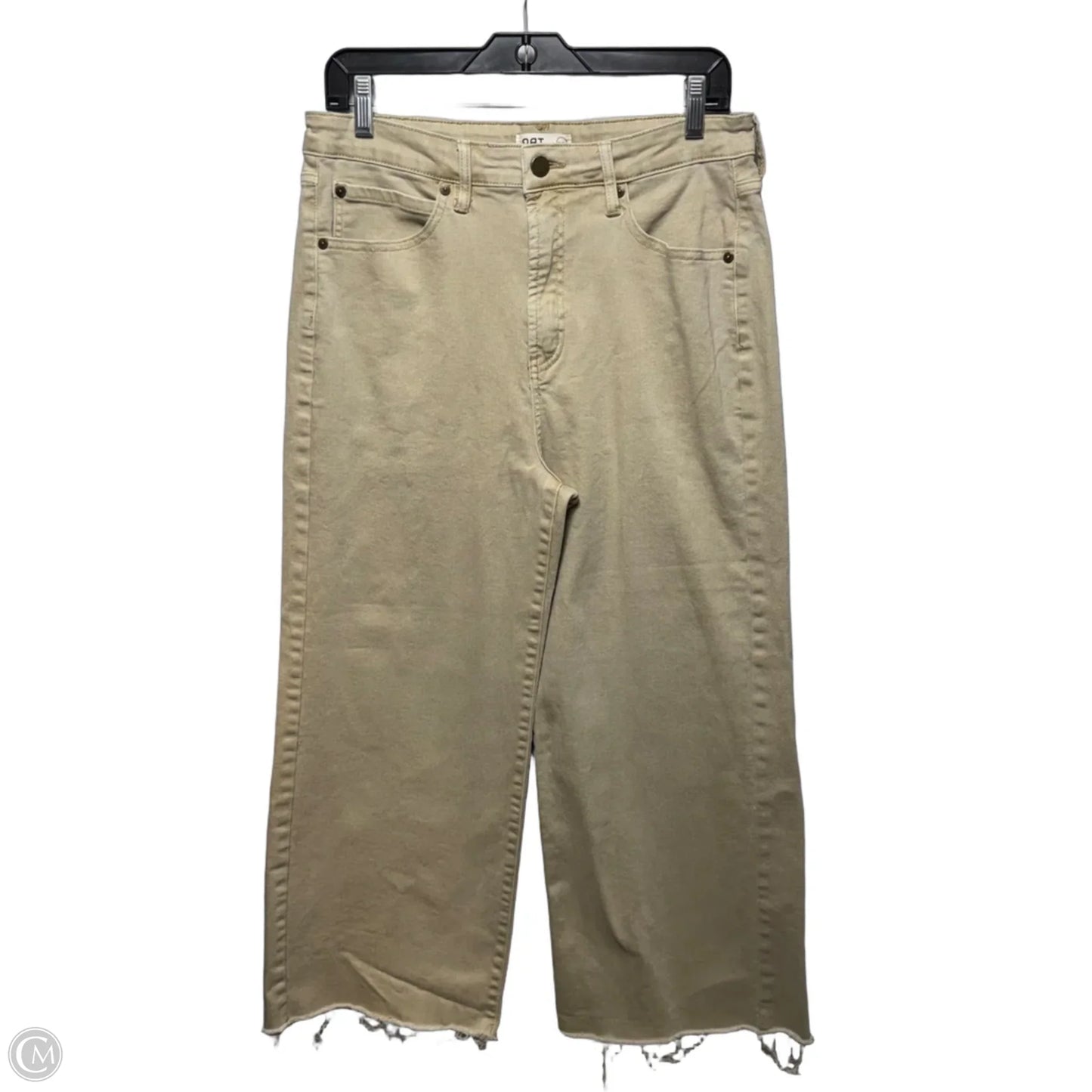Jeans Wide Leg By Oat In Tan Denim, Size: 12/31