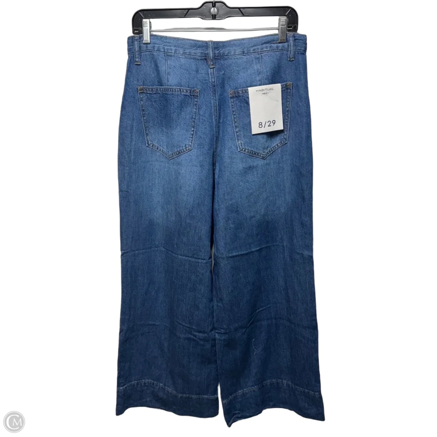Jeans Wide Leg By Habitual In Blue Denim, Size: 8/29