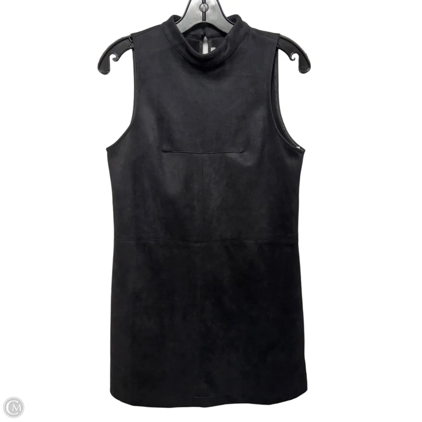 Faux Suede Sheath Dress Casual Short By Astr The Label In Black, Size: S