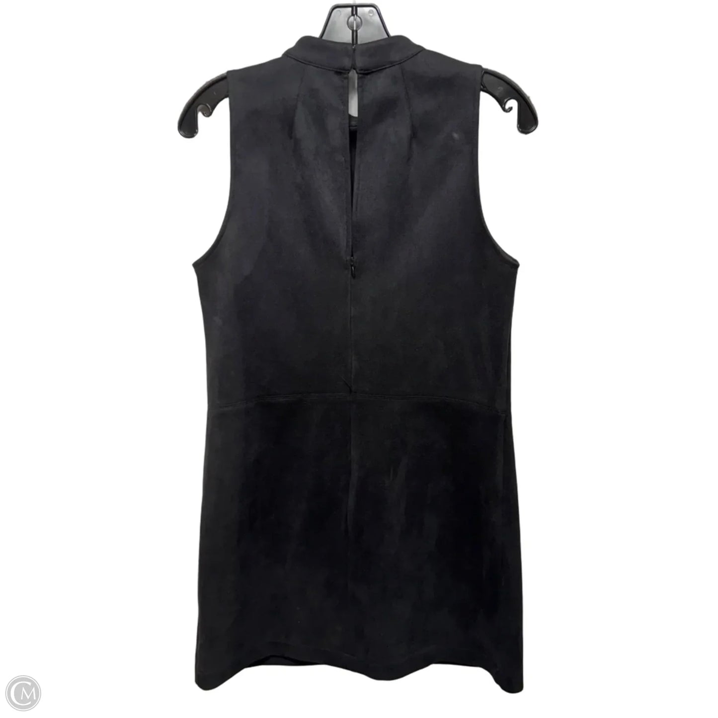 Faux Suede Sheath Dress Casual Short By Astr The Label In Black, Size: S
