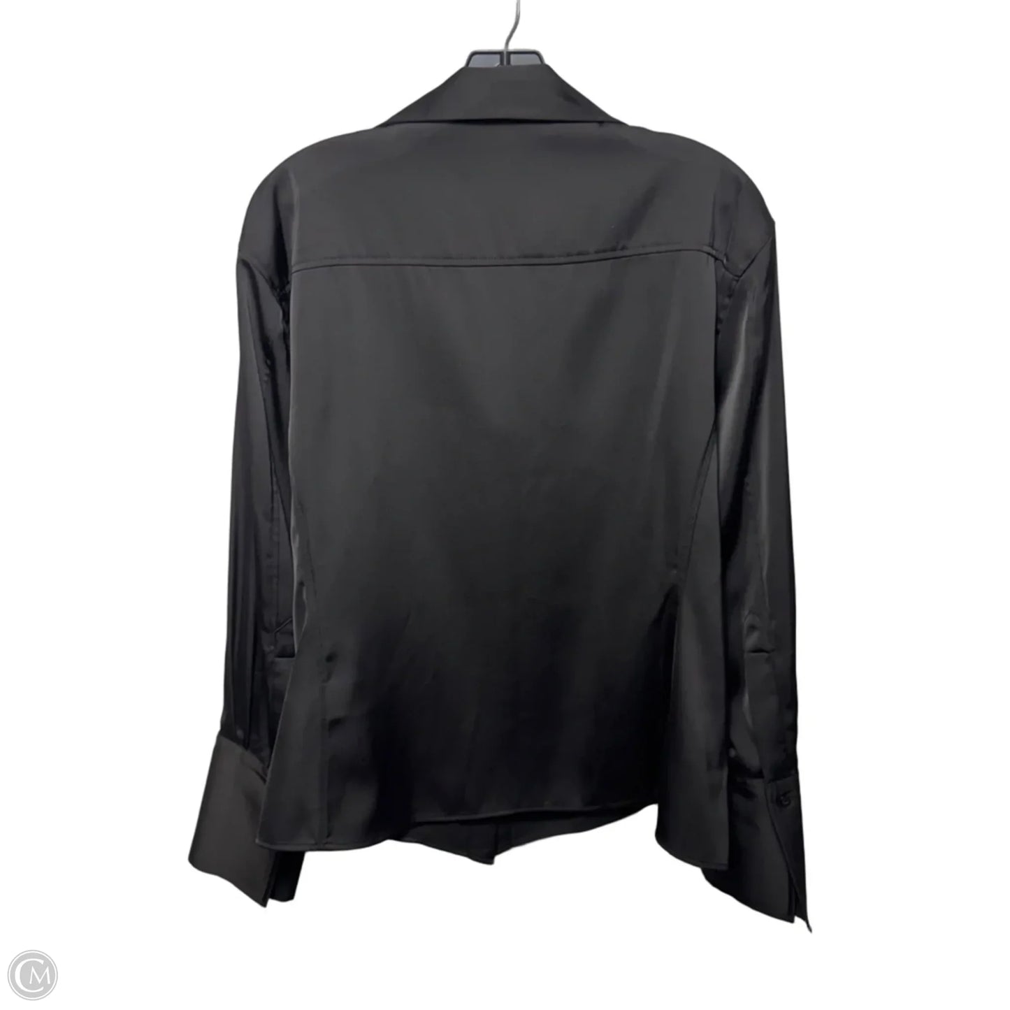 Top Long Sleeve By Donna Karan In Black, Size: Xl