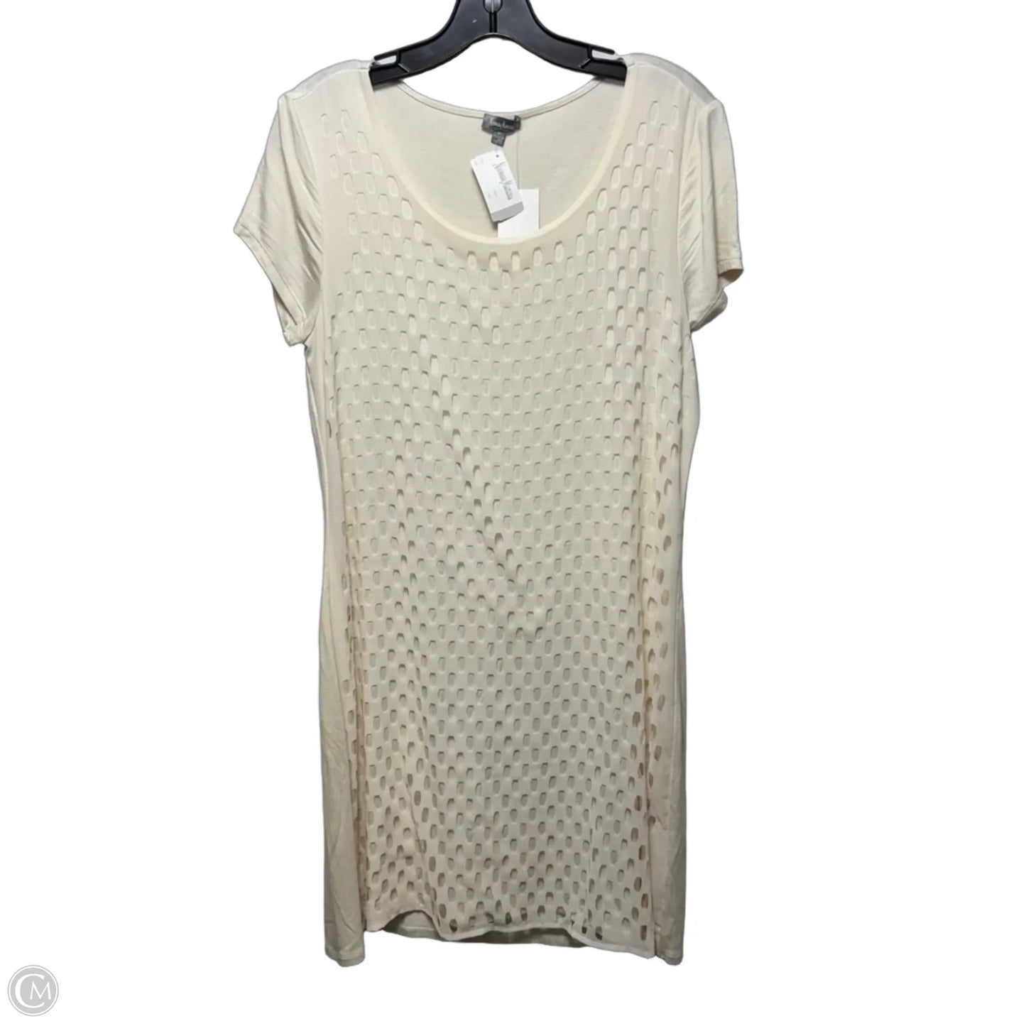Dress Designer By Neiman Marcus In Cream, Size: M