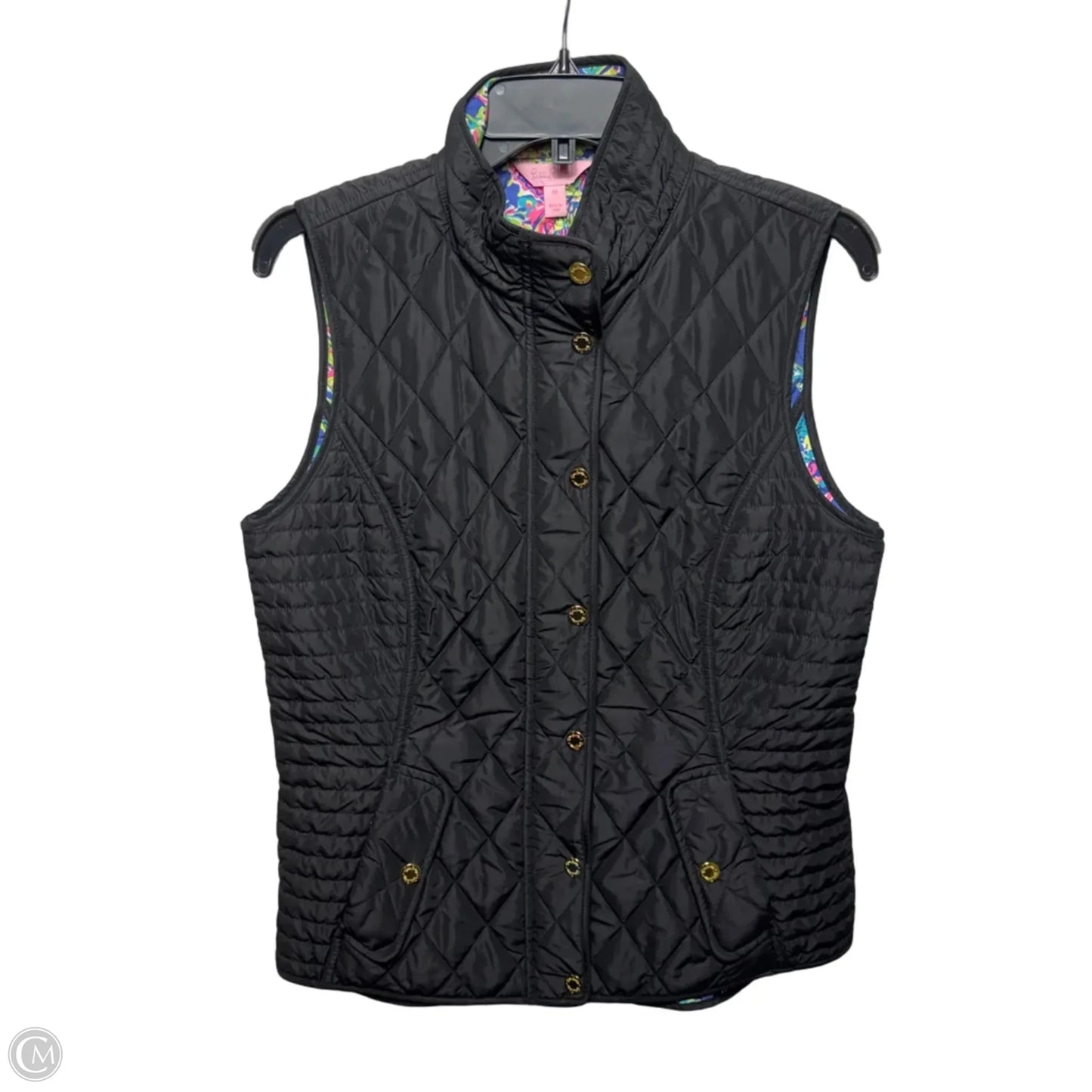 Vest Designer By Lilly Pulitzer In Black, Size: M