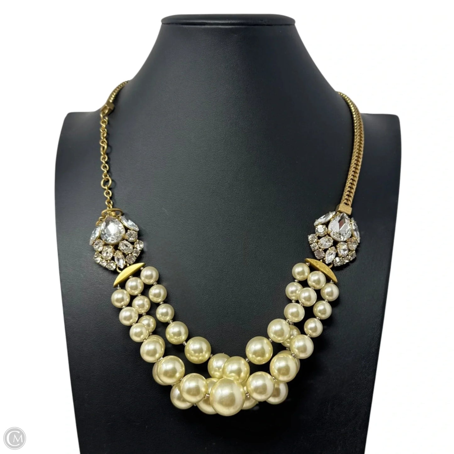 Faux Pearl Statement Necklace By Cabi
