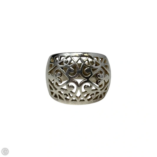 Scrollwork Ring Sterling Silver, Size: 7