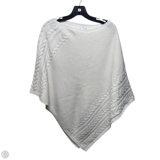 Poncho By J. Jill In Cream, Size: Osfm