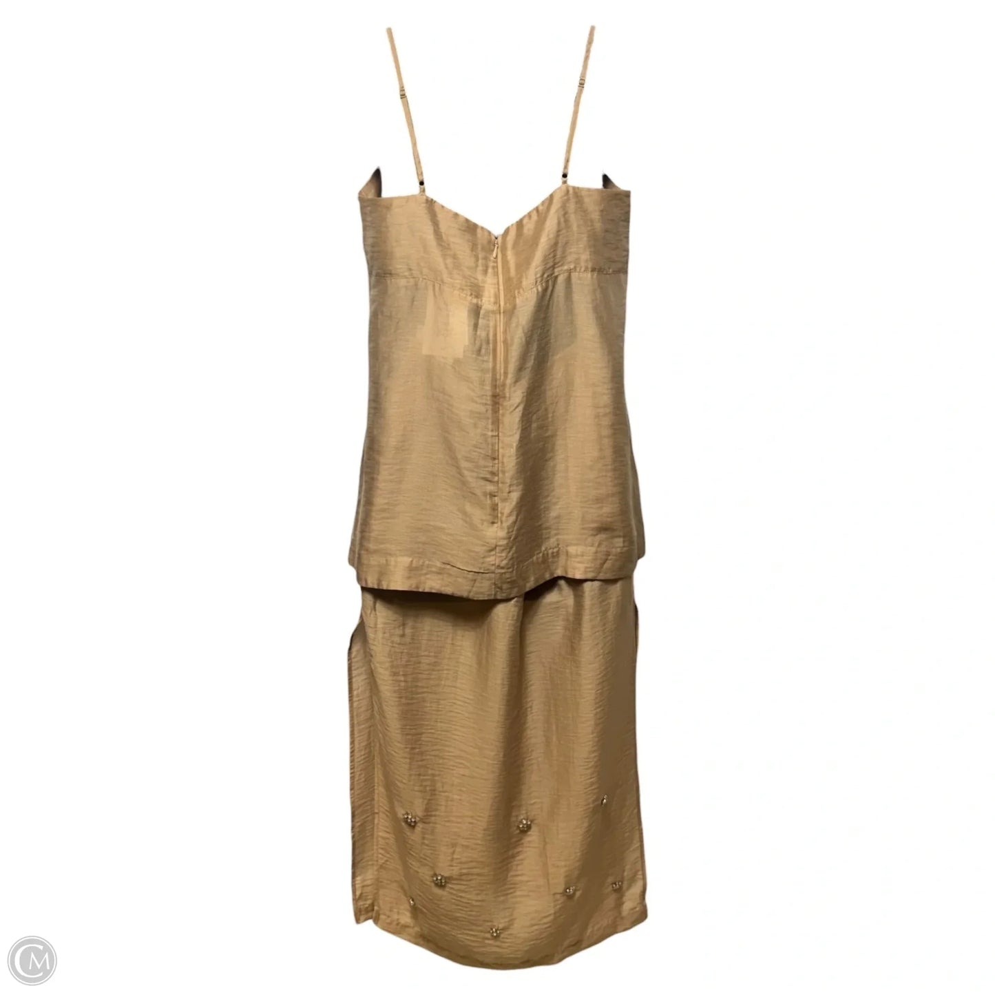 Cami & Skirt Set By H&m In Tan, Size: 4