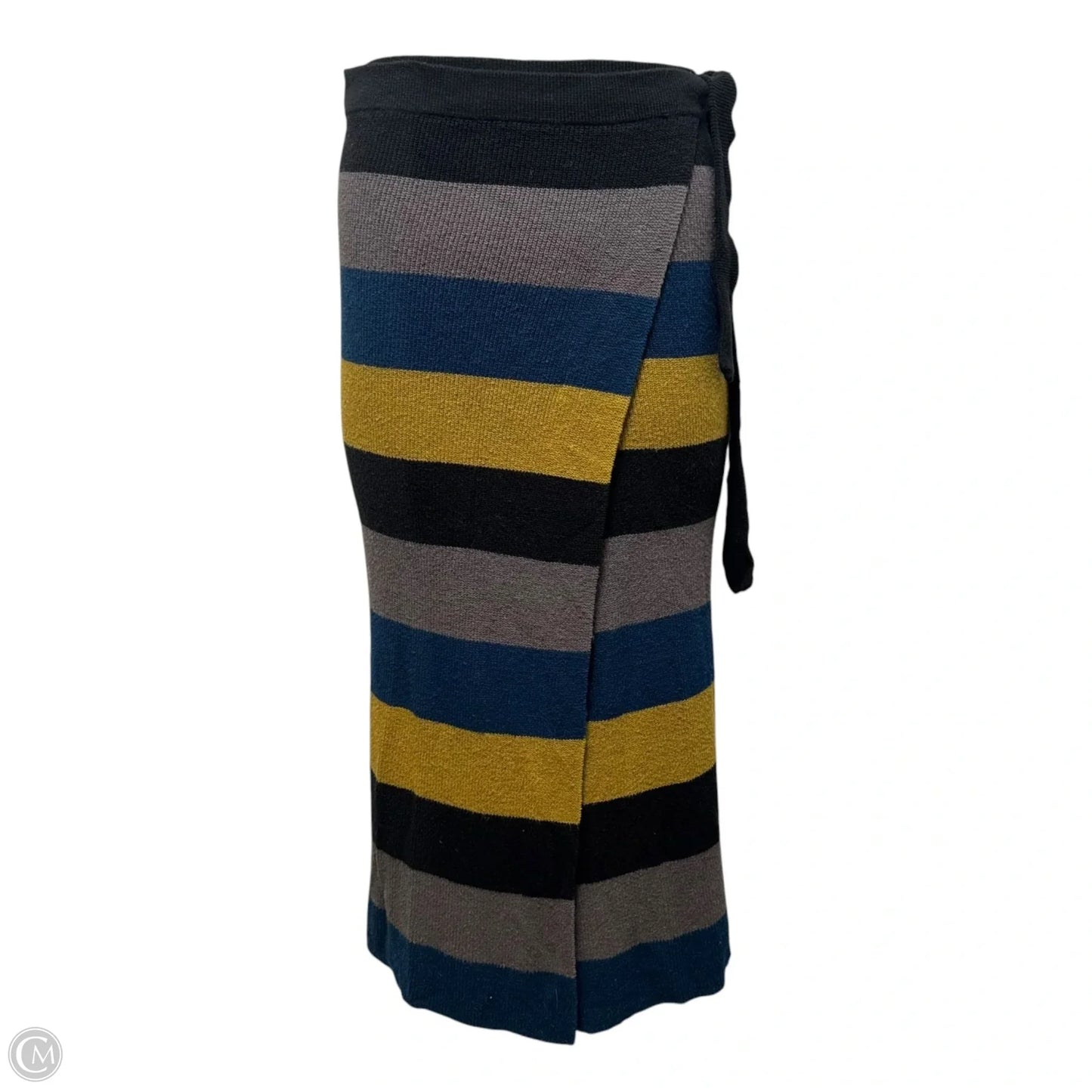 Knit Wrap Skirt By Free People In Striped Pattern, Size: Xs