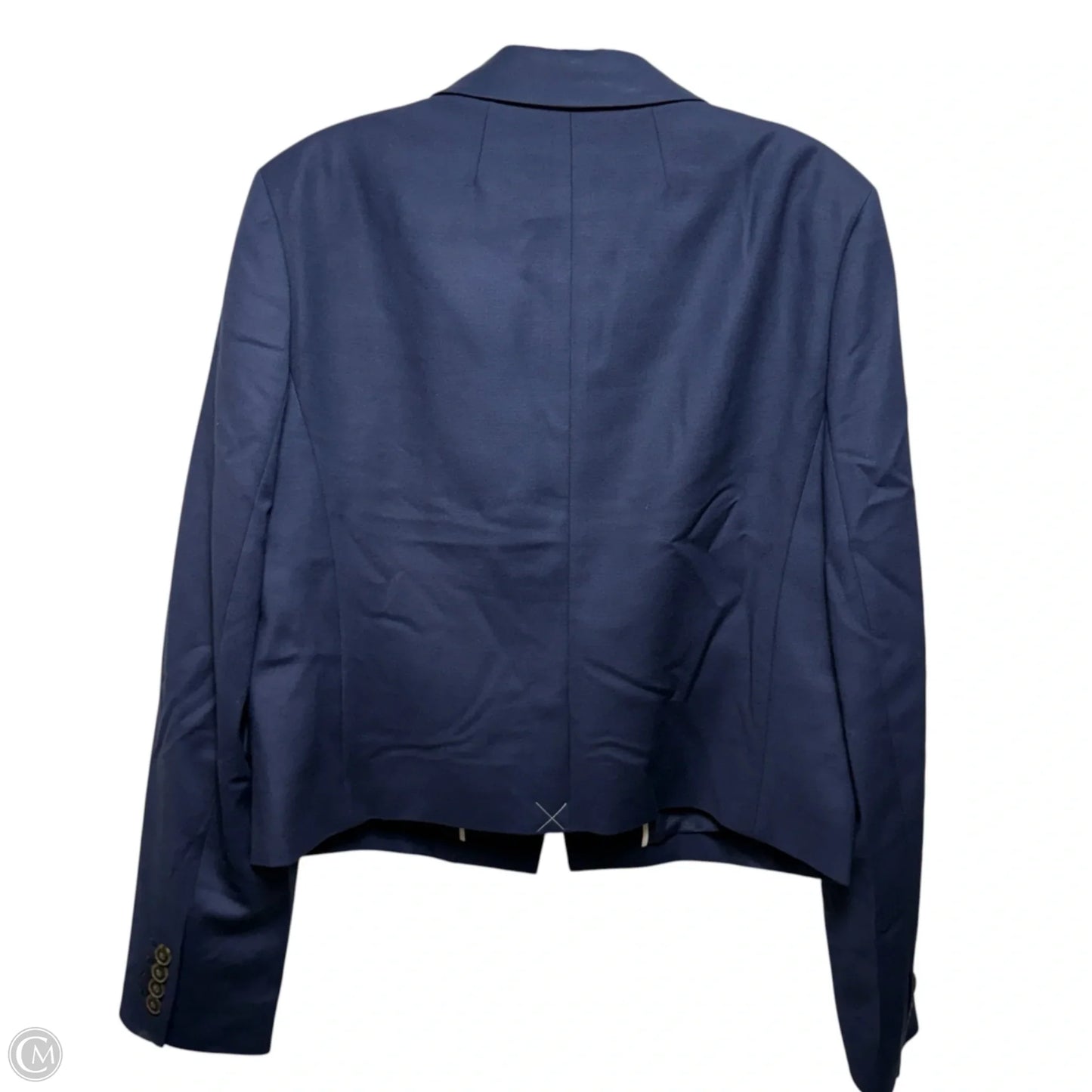 Collection Cropped Blazer By J. Crew In Blue, Size: 8