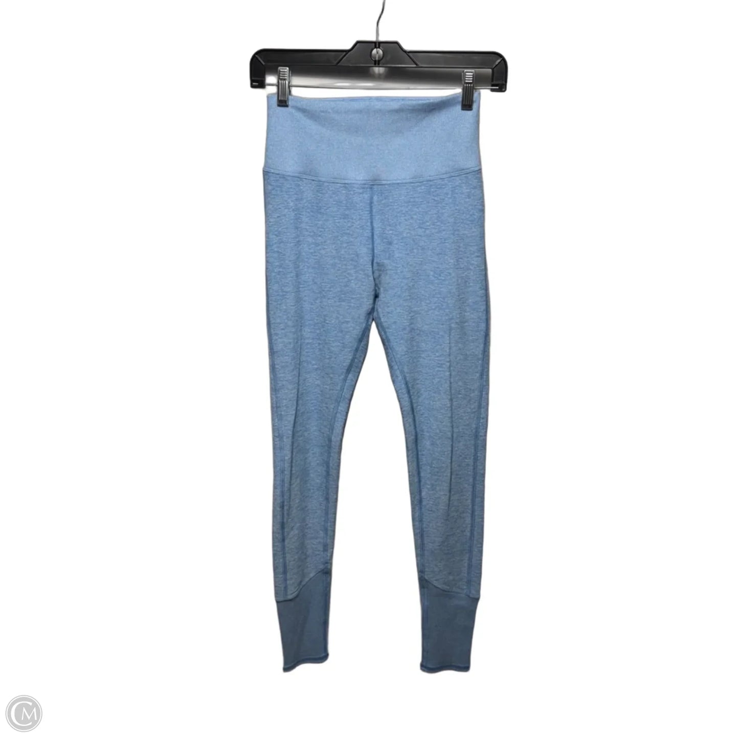 Athletic Leggings By Alo In Blue, Size: S