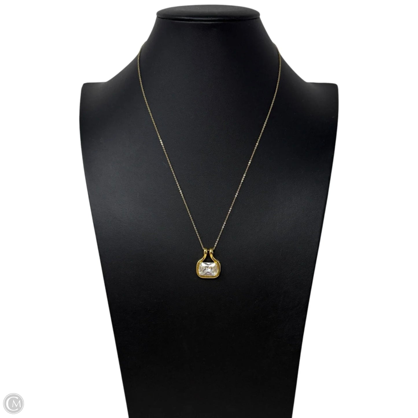 Gold Filled CZ Pendant Necklace