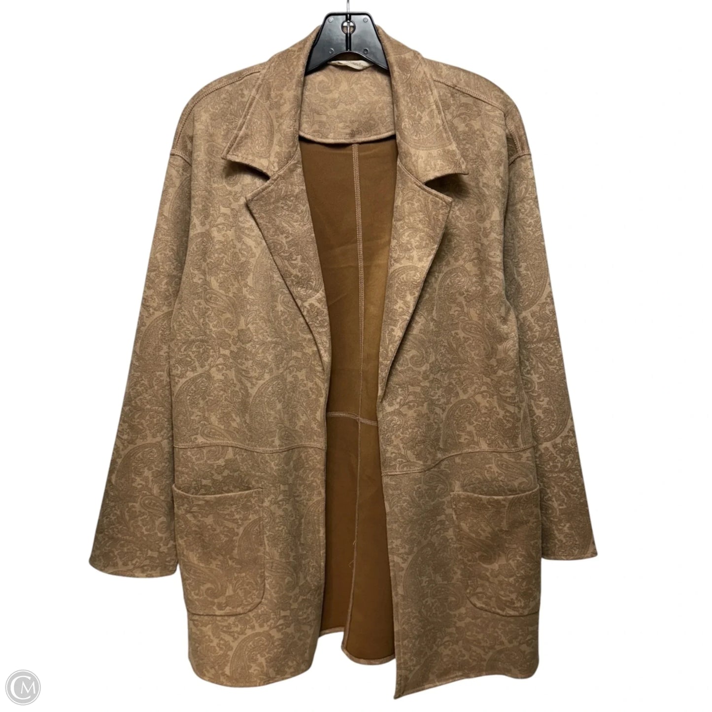 Blazer By Soft Surroundings In Tan, Size: M