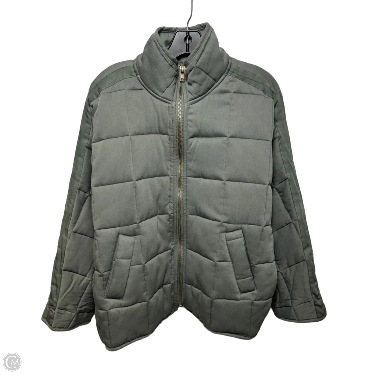 Jacket Puffer & Quilted By Altard State In Washed Out Olive, Size: S