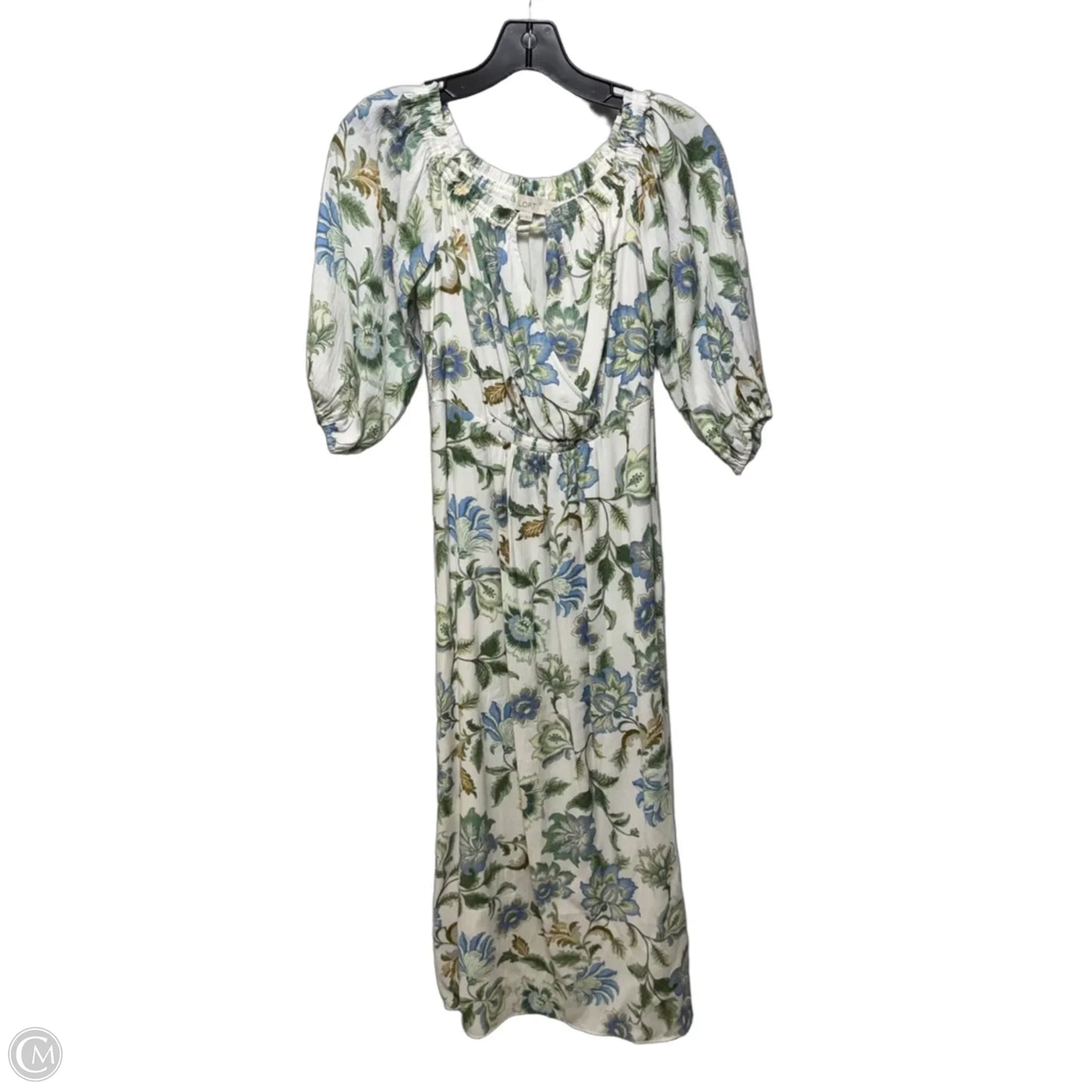Dress Casual Maxi By Loft In Floral Print, Size: 2p
