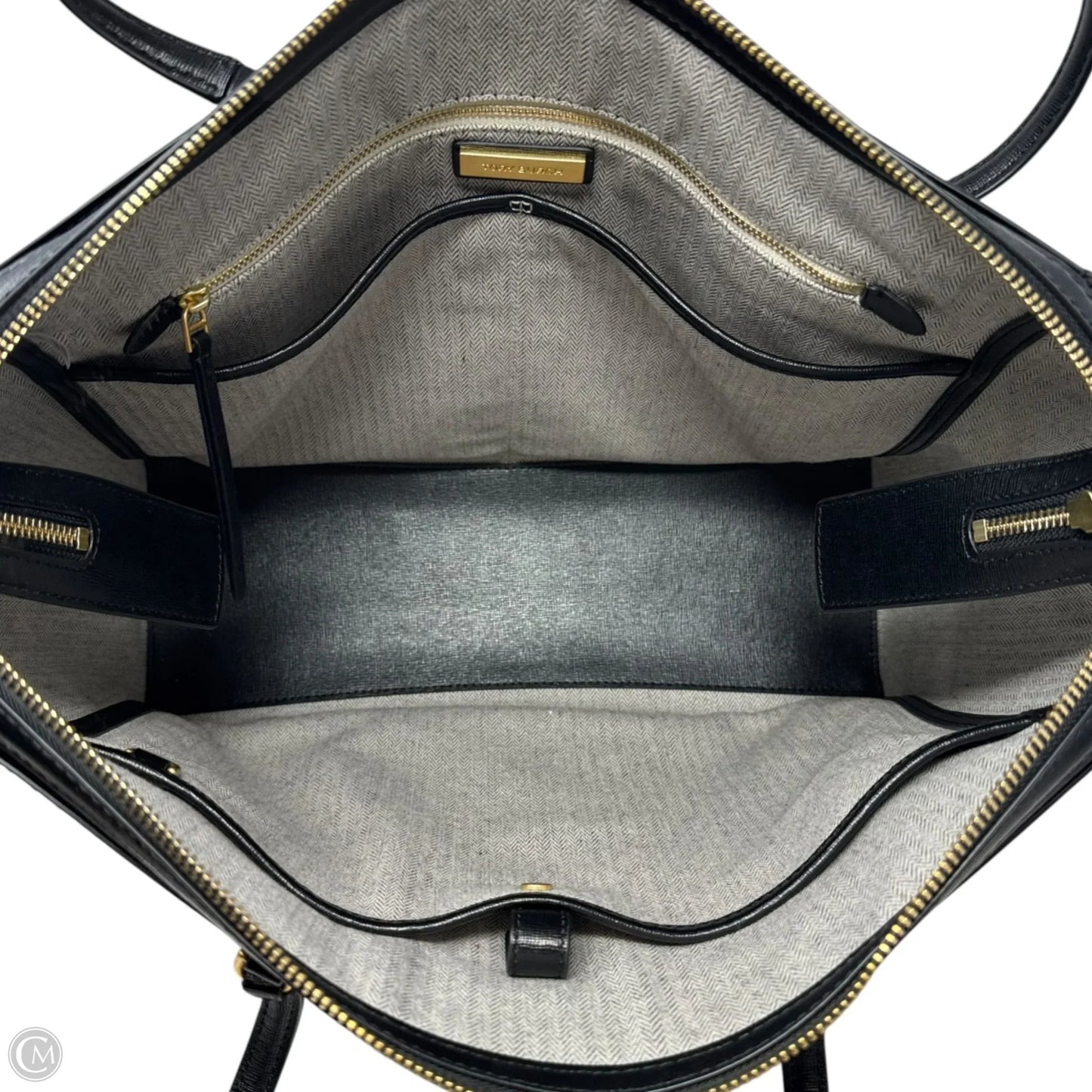 Robinson Zip Tote Designer By Tory Burch, Size: Large