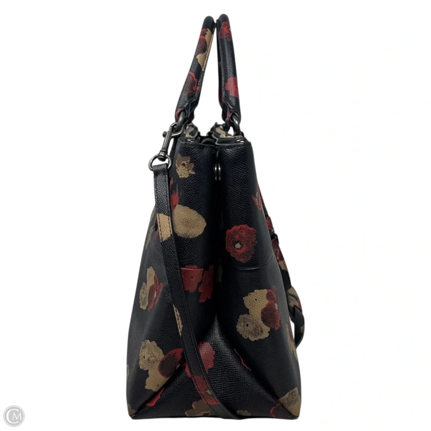 Borough Turnlock Handbag Designer By Coach, Size: Medium