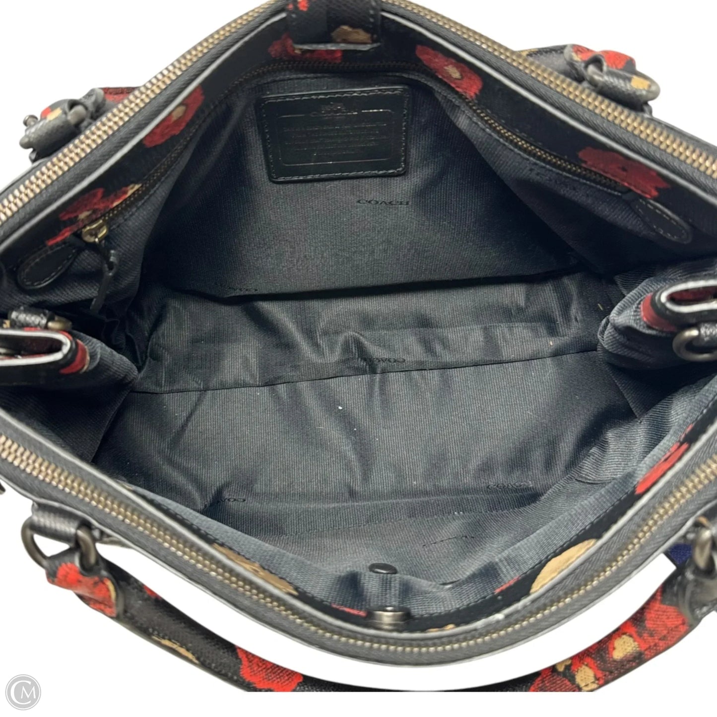 Borough Turnlock Handbag Designer By Coach, Size: Medium