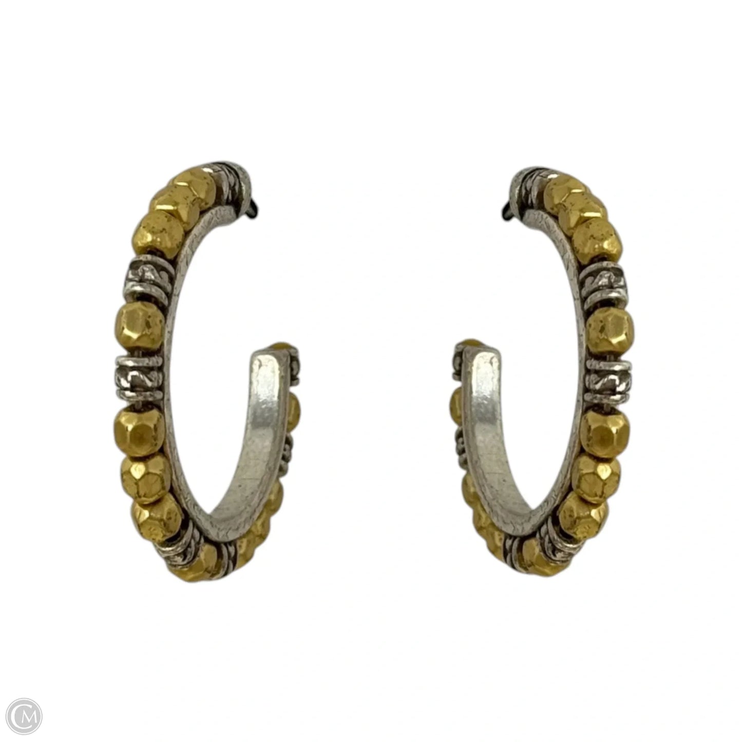Two Tone Hoop Earrings