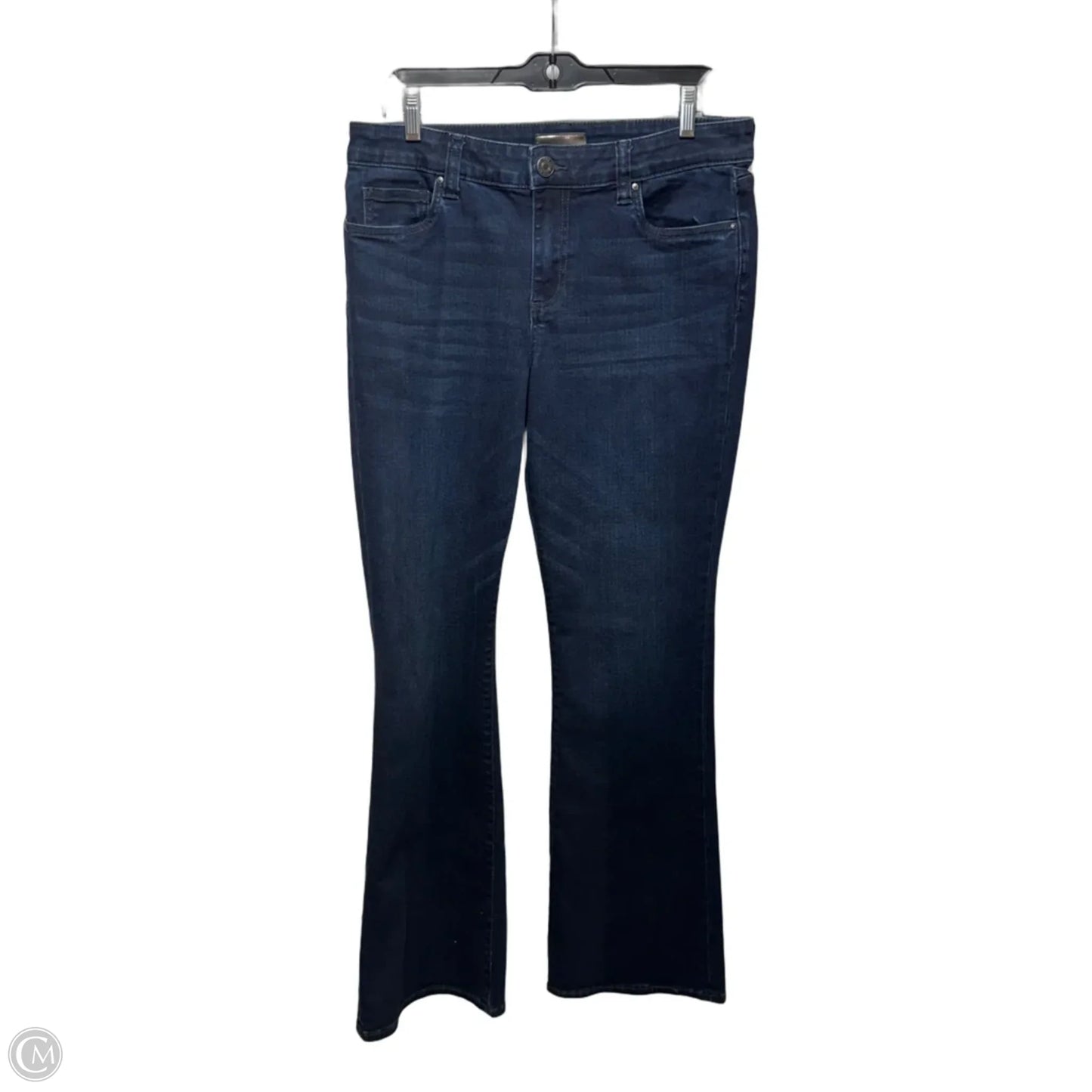 Natalie Mid Rise Flare Jeans By Kut In Blue Denim, Size: 10