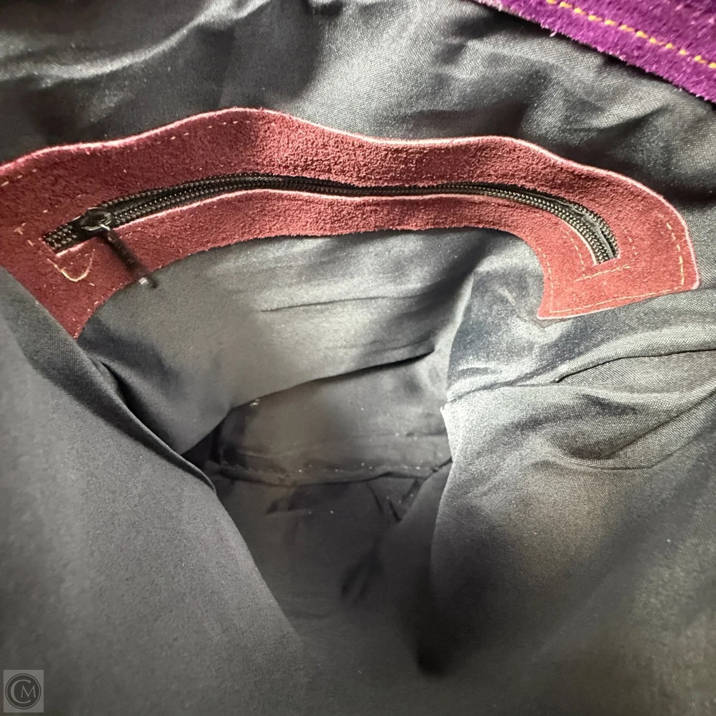 Crossbody Leather By Ekekos, Size: Medium