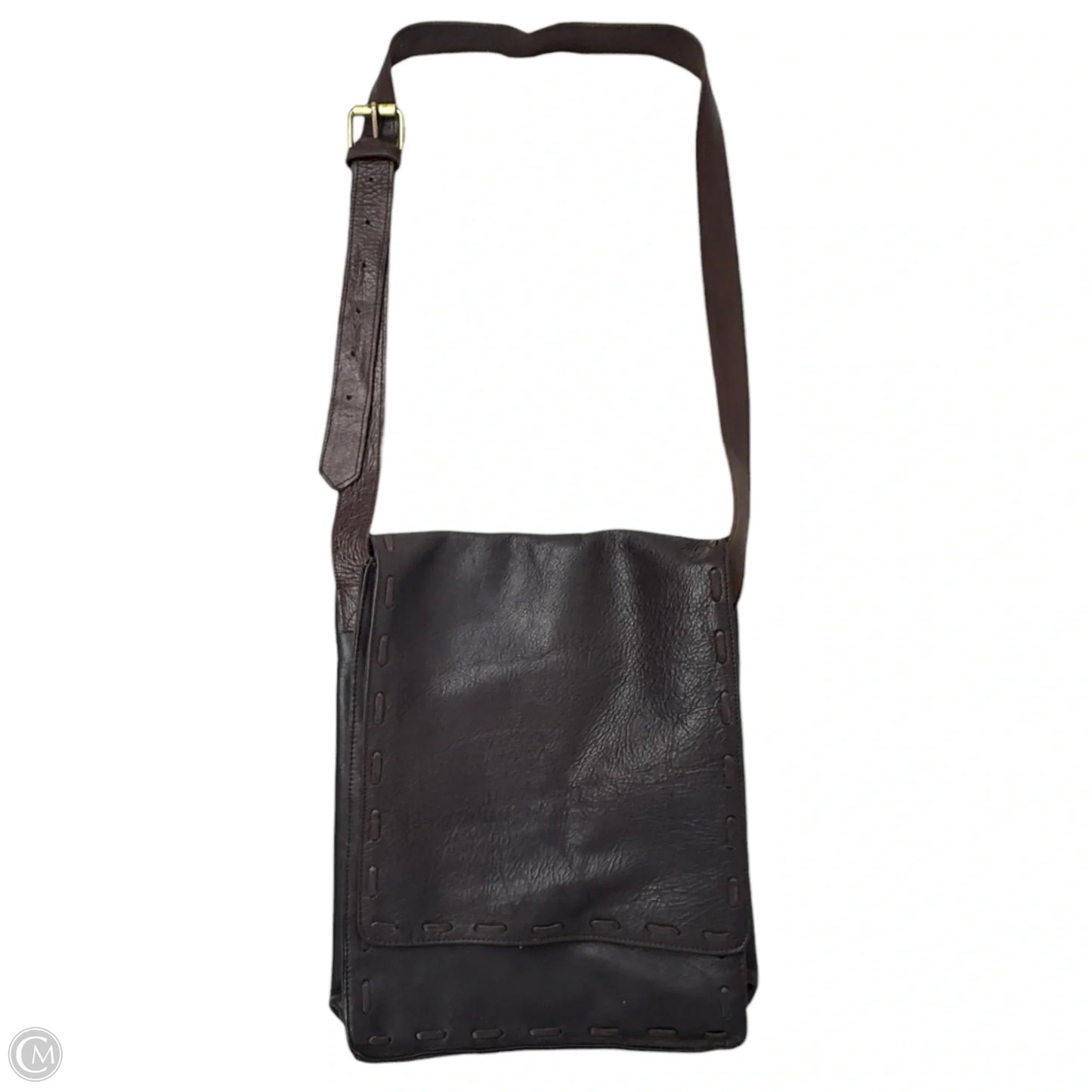 Crossbody Leather By Raj, Size: Large