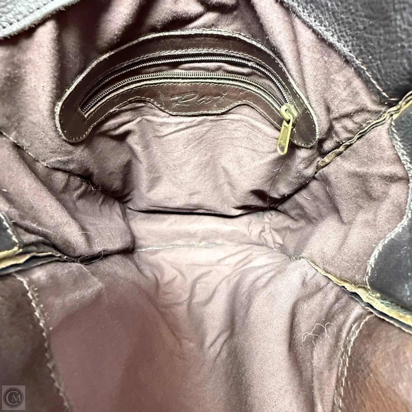 Crossbody Leather By Raj, Size: Large